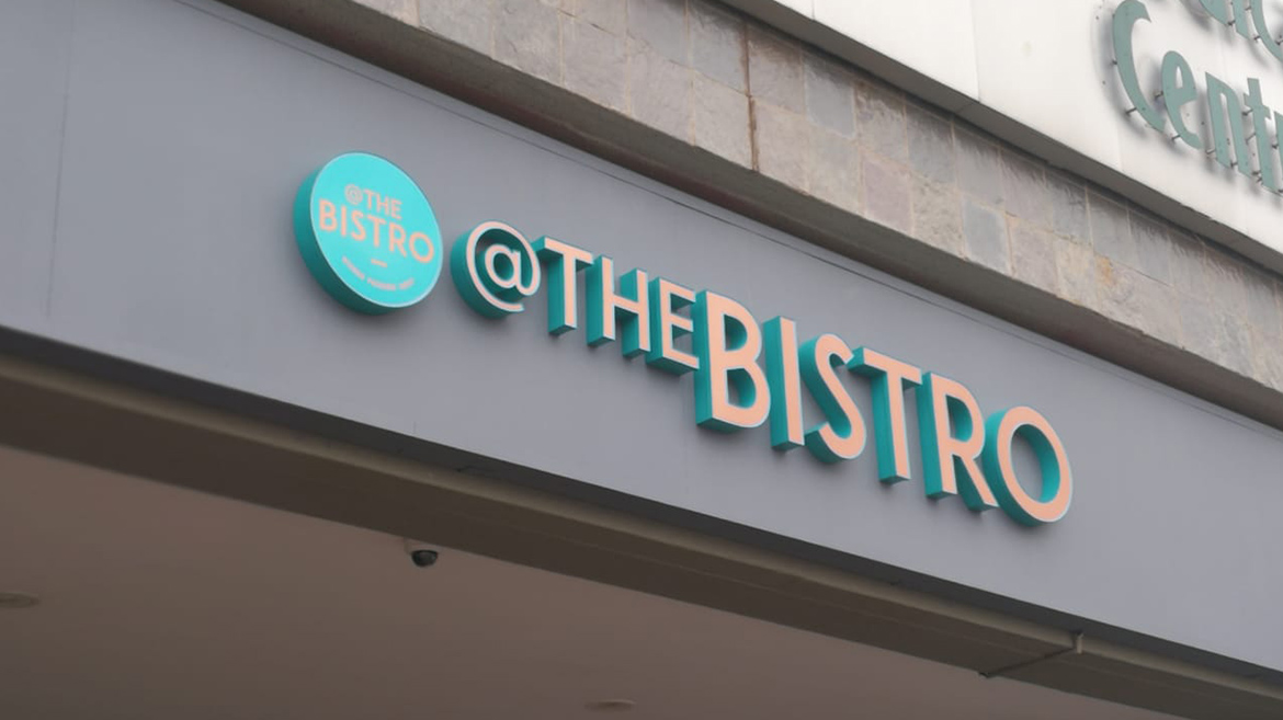 @ The Bistro Shop Signage